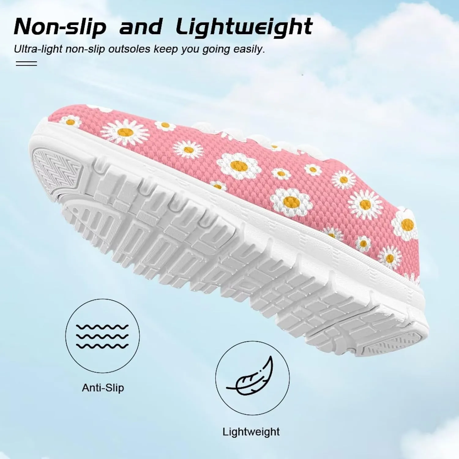 Trendy Girls Running Shoes Cute Sneakers for Kids School Athletic Shoes