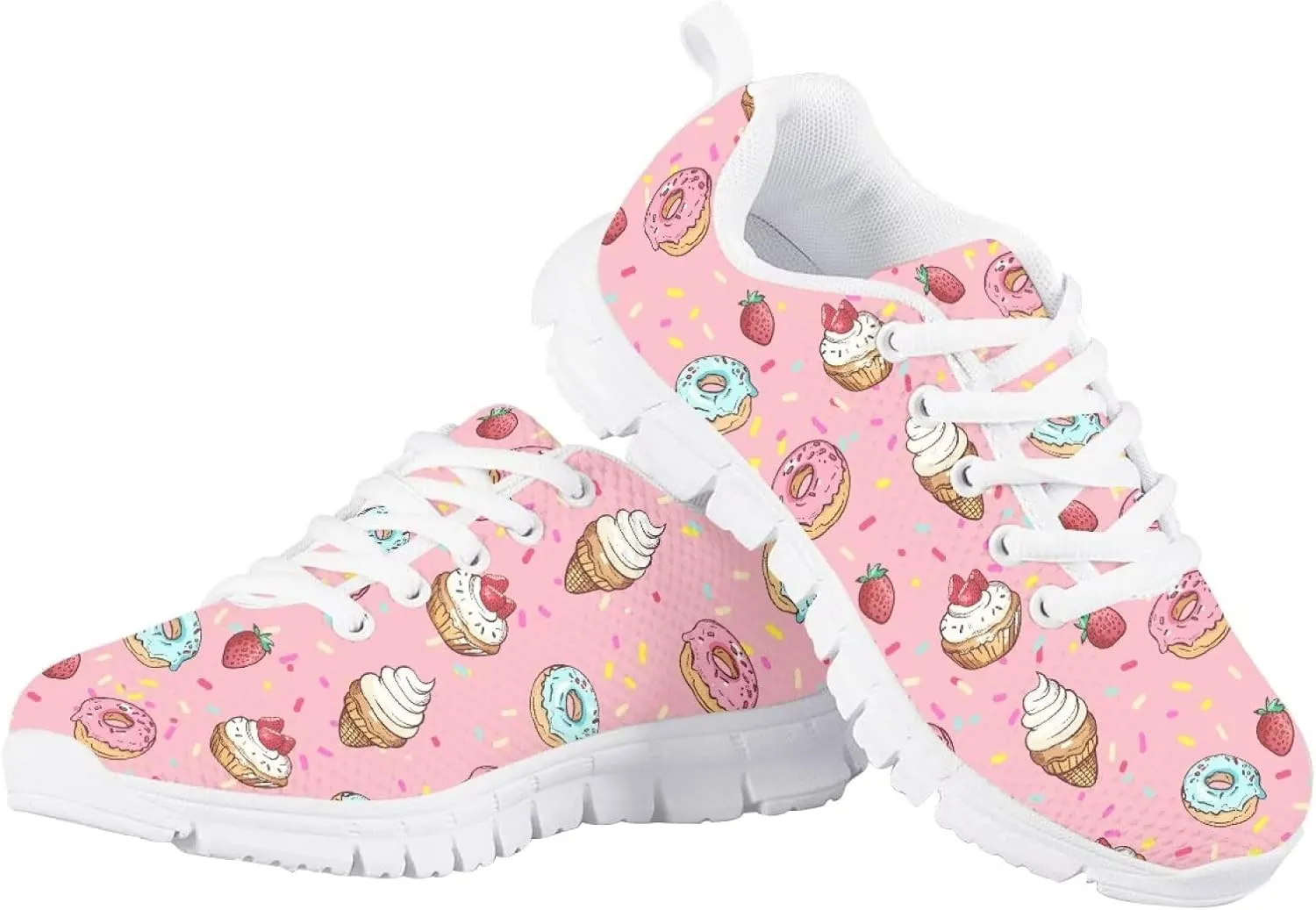Trendy Girls Running Shoes Cute Sneakers for Kids School Athletic Shoes
