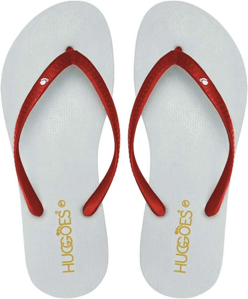 Ultra Soft Comfortable Natural Rubber Summer Beach Flip Flops For Women