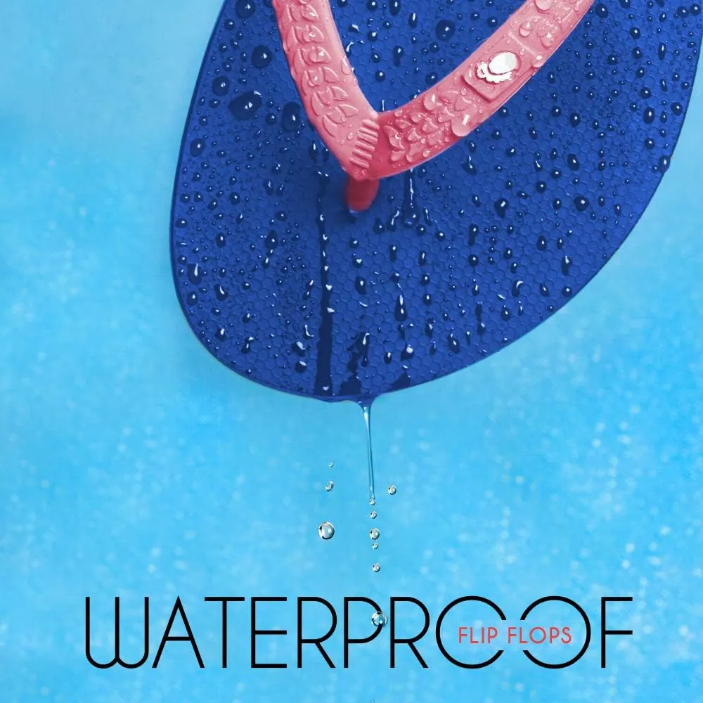 Ultra Soft Comfortable Natural Rubber Summer Beach Flip Flops For Women