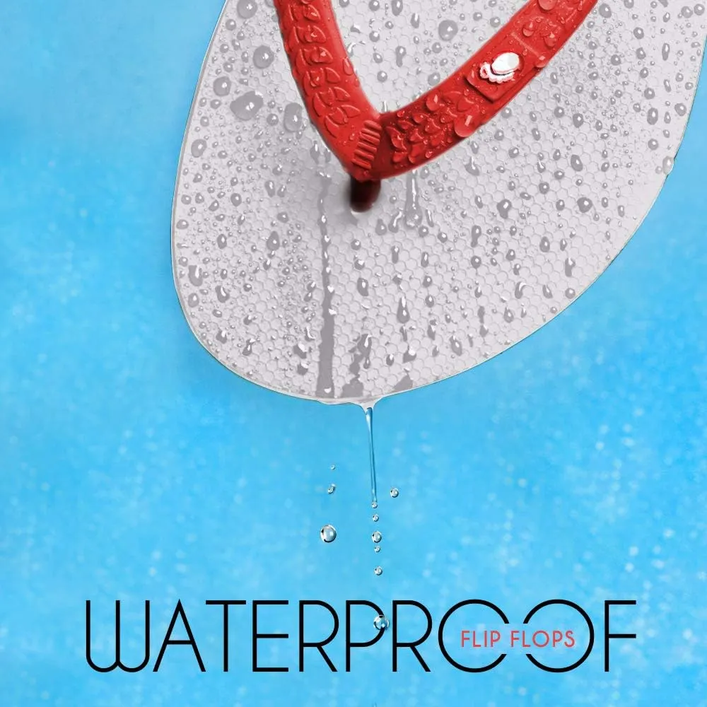 Ultra Soft Comfortable Natural Rubber Summer Beach Flip Flops For Women