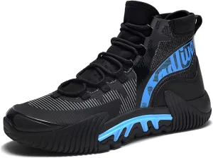 Usoway Men's Basketball Shoes Fashion Sneakers Breathable Non-Slip Walking Outdoor Training Sports Running Shoes Cushioned Fitness Tennis Shoes