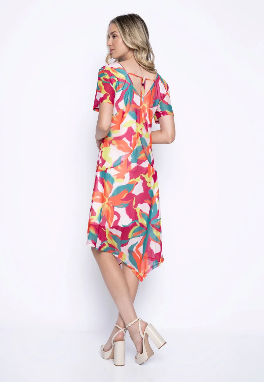 V-Neck Short-Length Dress