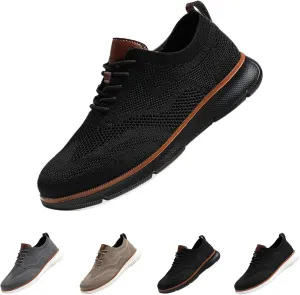 Valentines Deals of Today Mens Wearbreeze Shoes Urban Ultra Comfortable Breeze Urban Shoes for Men Wide White Sneakers for Women Mesh Oxford Shoes Woven Orthopedic Breathable Soft