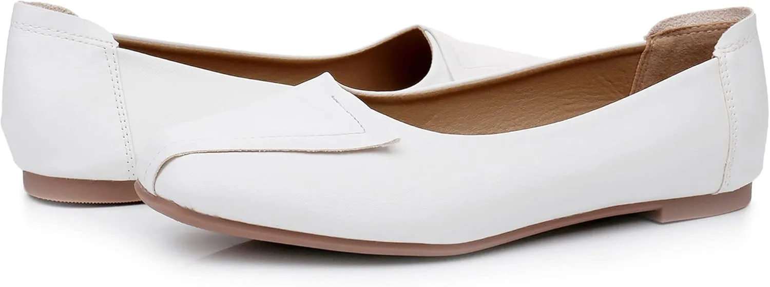 VenusCelia Women's Plain Dance Flat Shoe
