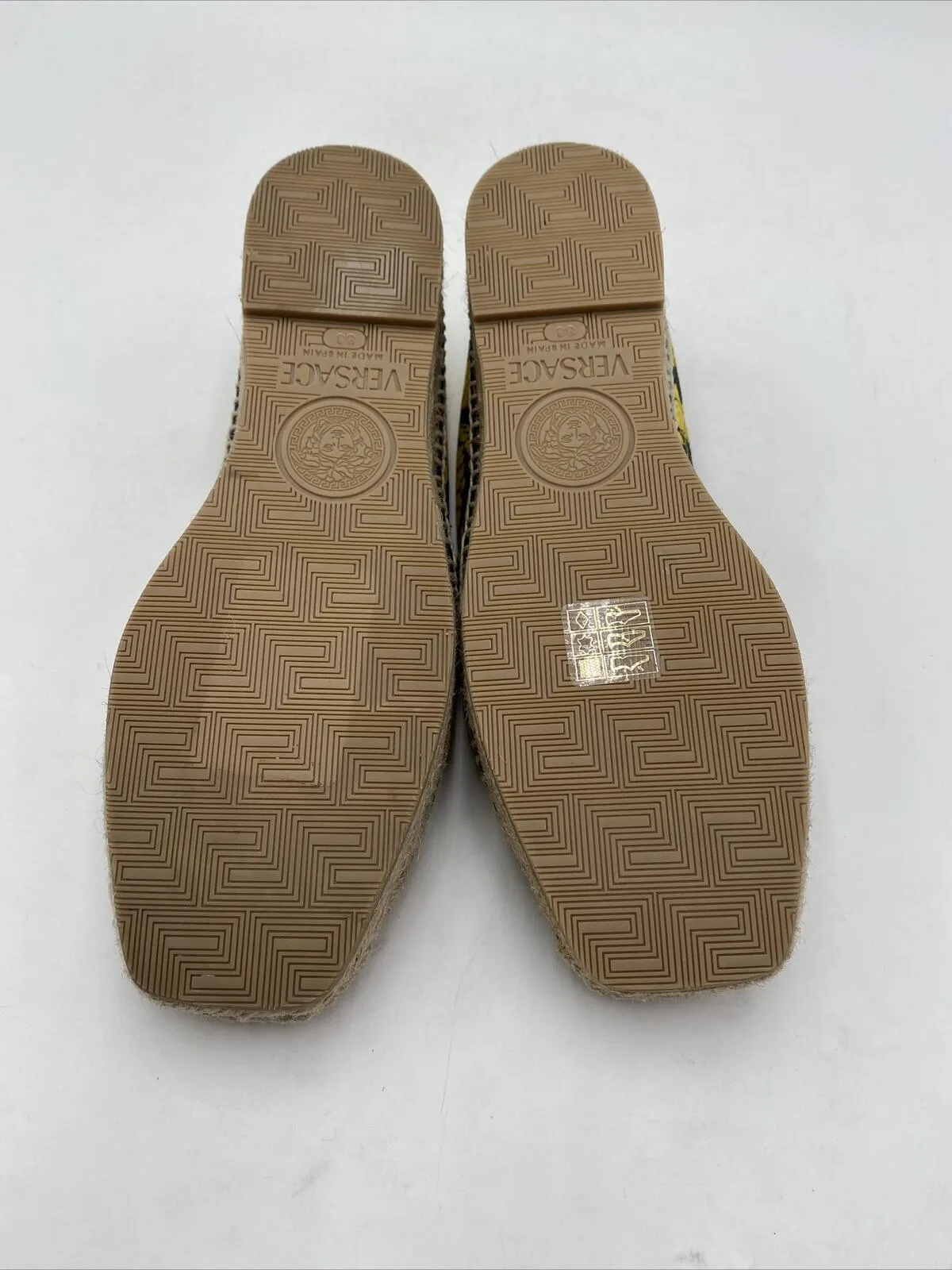 Versace Women’s Yellow Espadrilles Flats Yellow Size 36 - Very Good