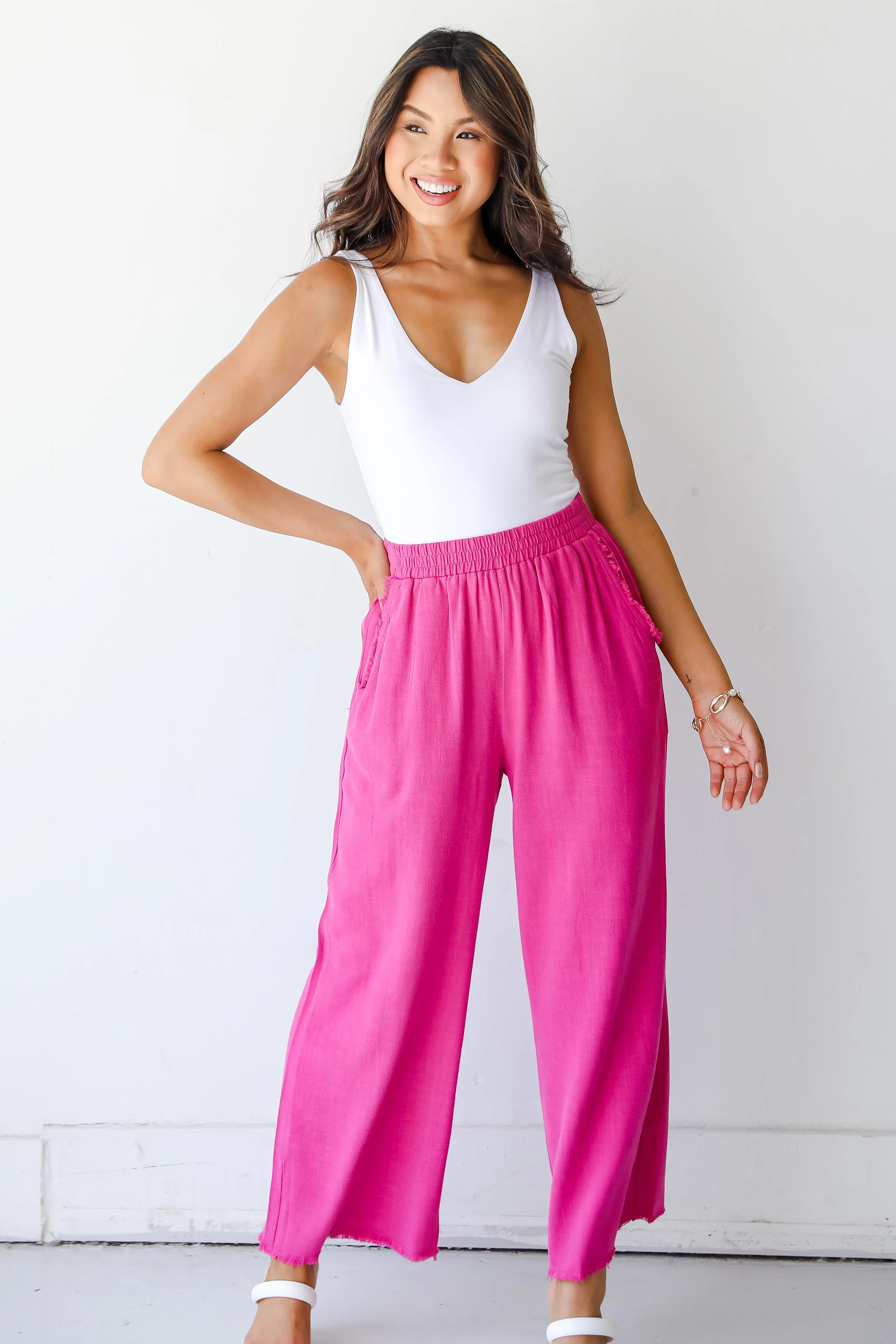 Vibrant Presence Linen Pants