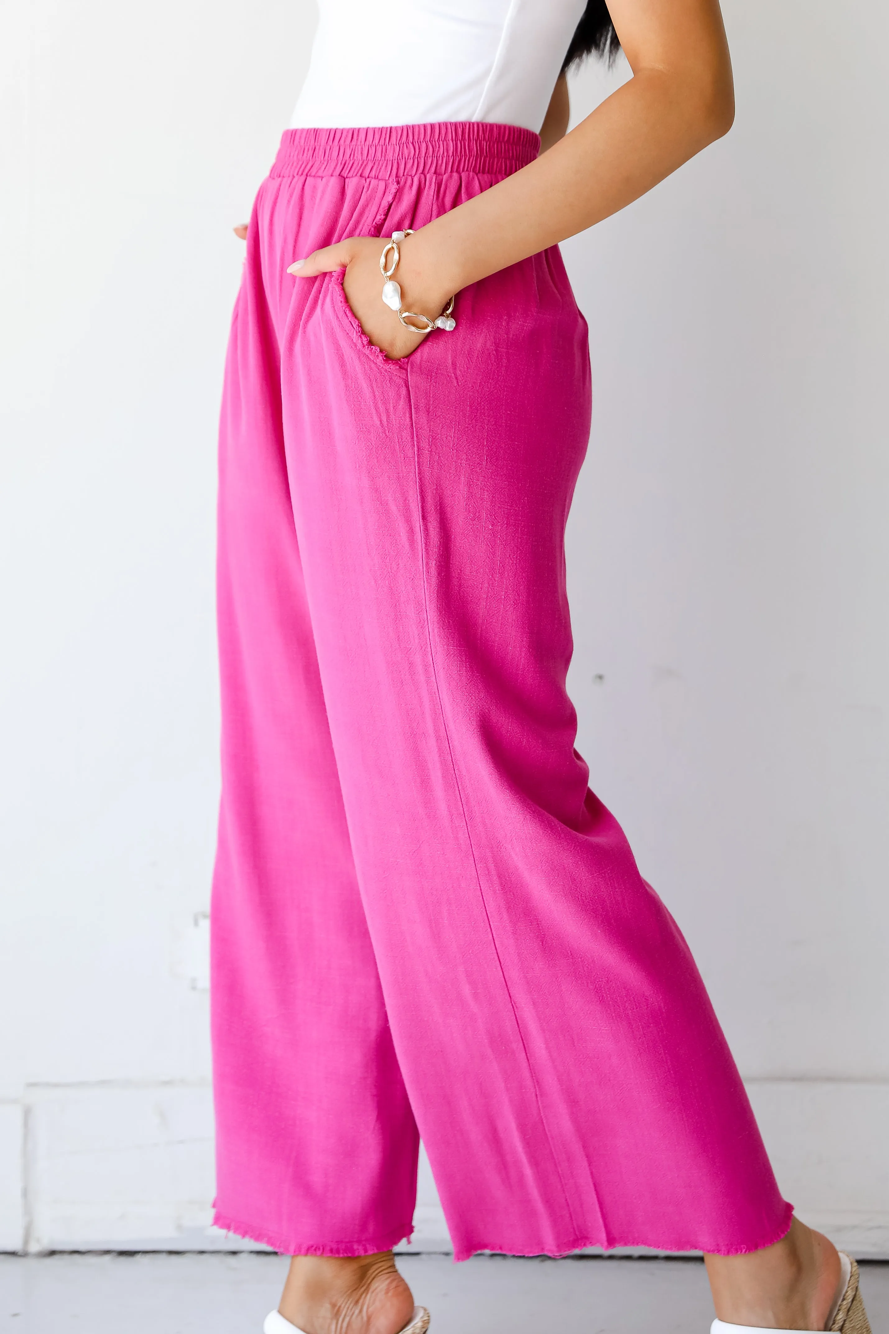 Vibrant Presence Linen Pants