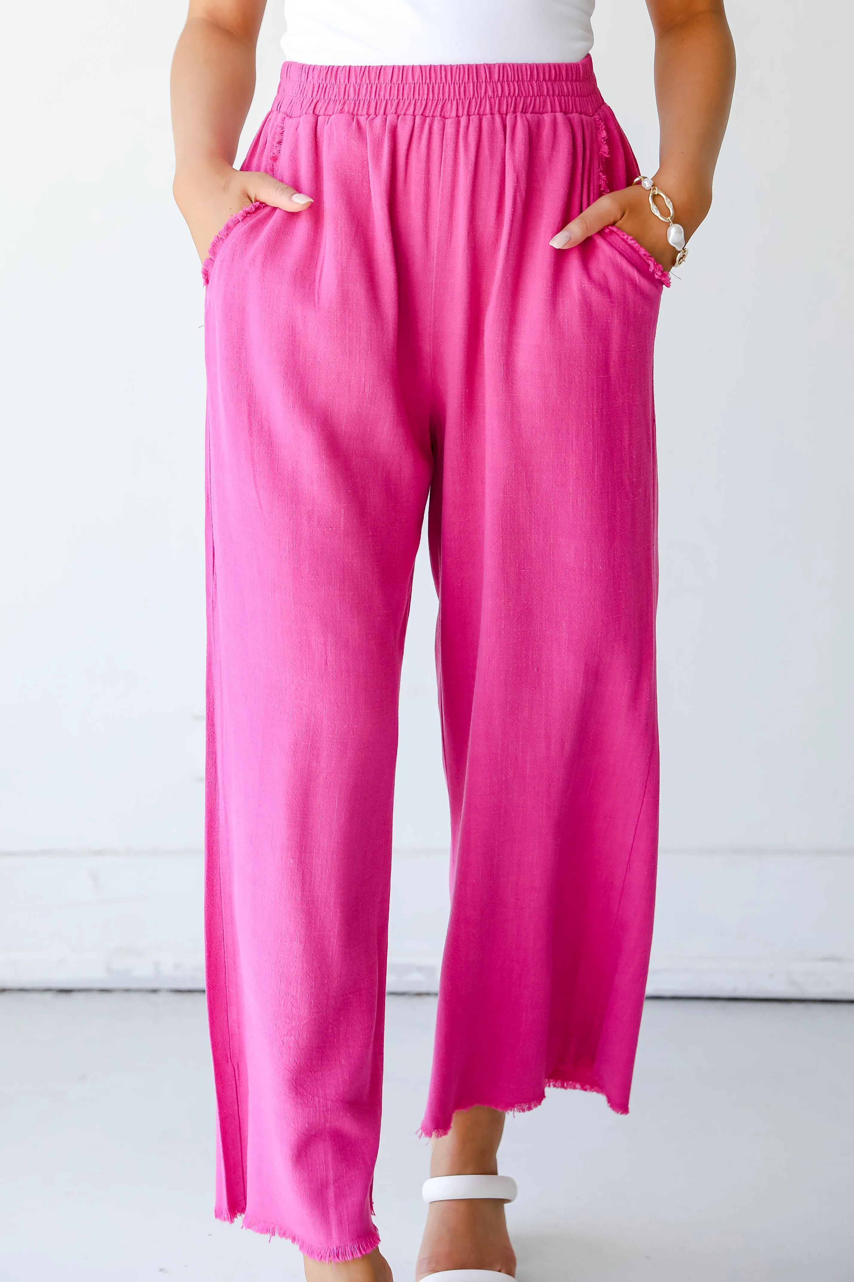 Vibrant Presence Linen Pants