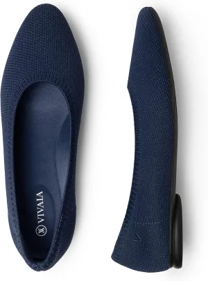 VIVAIA Almond-Toe Ballet Flats Women's Casual Flats Slip on Comfortable shoes cute flats for women(Tamia 2.0)