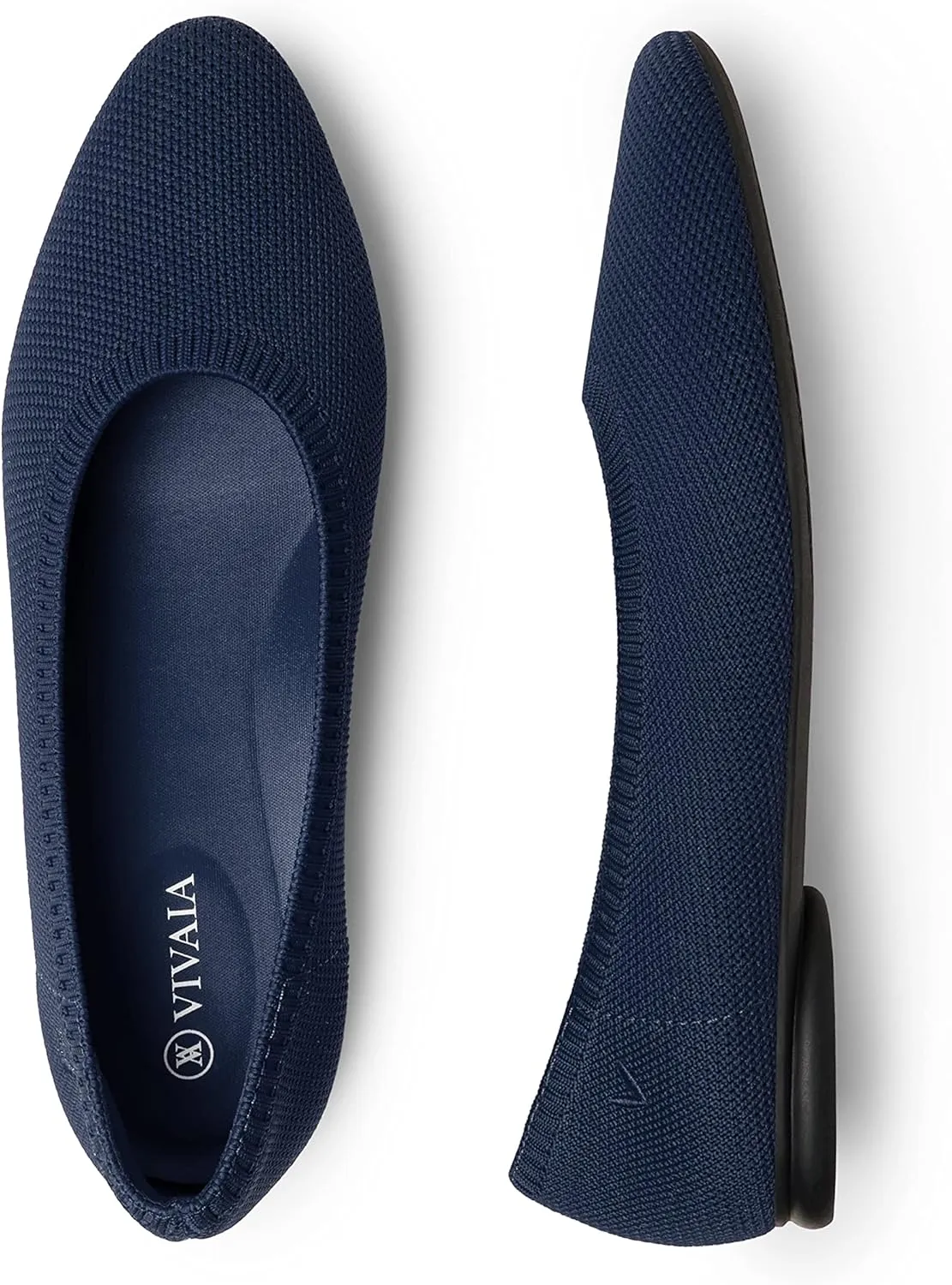 VIVAIA Almond-Toe Ballet Flats Women's Casual Flats Slip on Comfortable shoes cute flats for women(Tamia 2.0)