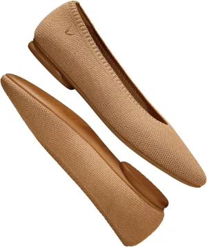VIVAIA Almond-Toe Ballet Flats Women's Casual Flats Slip on Comfortable shoes cute flats for women(Tamia 2.0)
