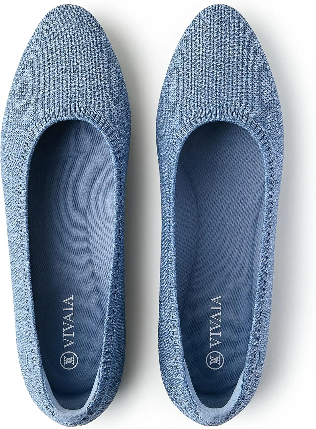 VIVAIA Almond-Toe Ballet Flats Women's Casual Flats Slip on Comfortable shoes cute flats for women(Tamia 2.0)