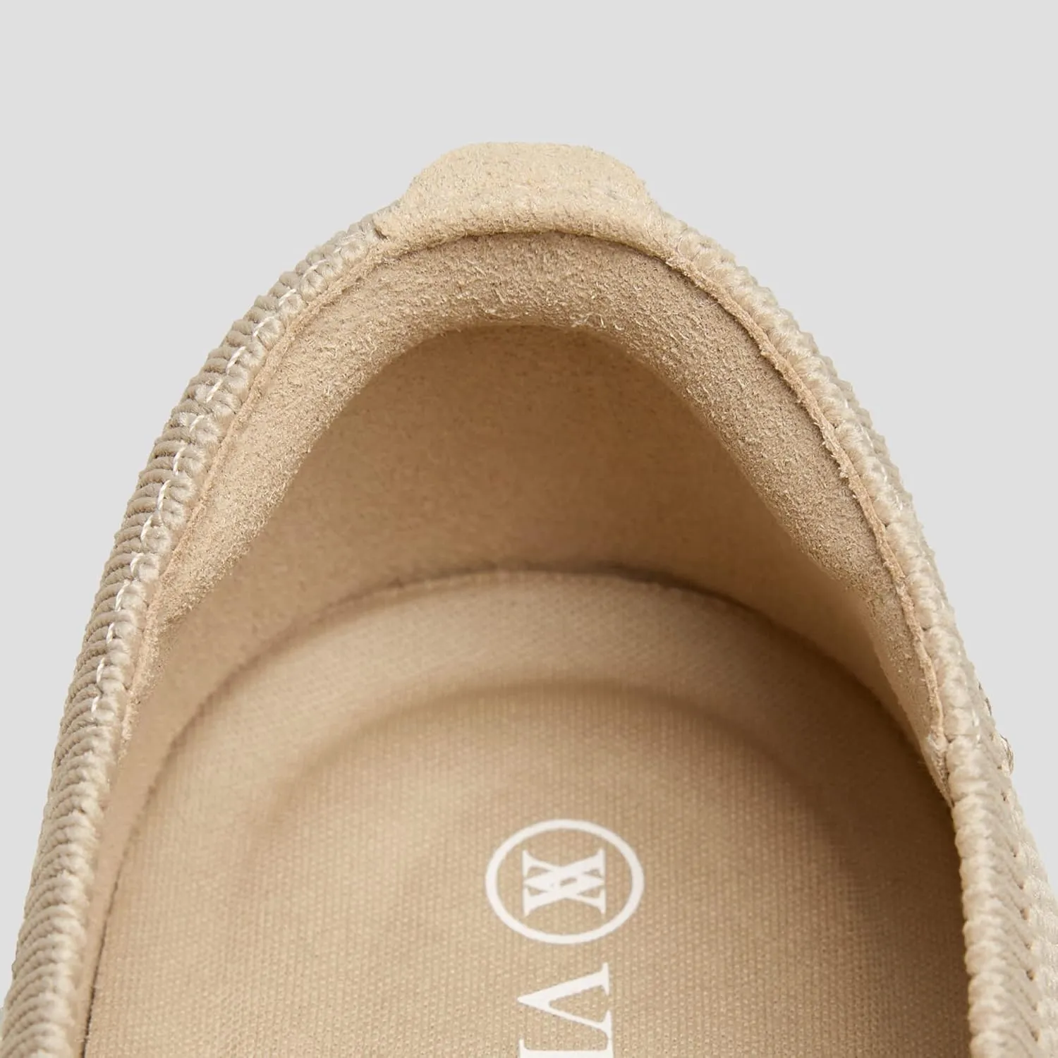 VIVAIA BiBi Women's Comfortable Flats, Casual Ballet Slip-on for Barbie Fans, Canvas or Denim, Round Toe, Pull-On, Rubber Sole, Female, Adults