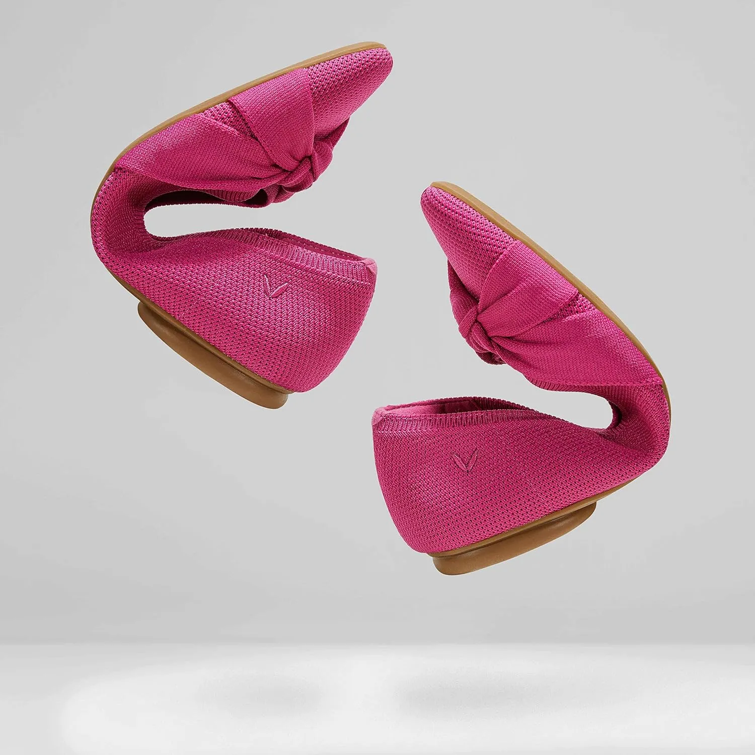 VIVAIA BiBi Women's Comfortable Flats, Casual Ballet Slip-on for Barbie Fans, Canvas or Denim, Round Toe, Pull-On, Rubber Sole, Female, Adults