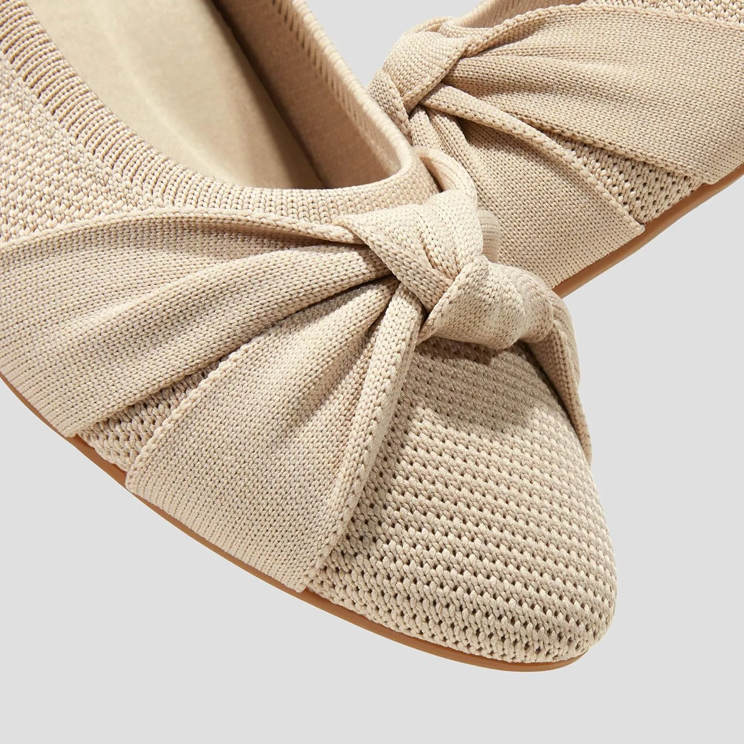 VIVAIA BiBi Women's Comfortable Flats, Casual Ballet Slip-on for Barbie Fans, Canvas or Denim, Round Toe, Pull-On, Rubber Sole, Female, Adults