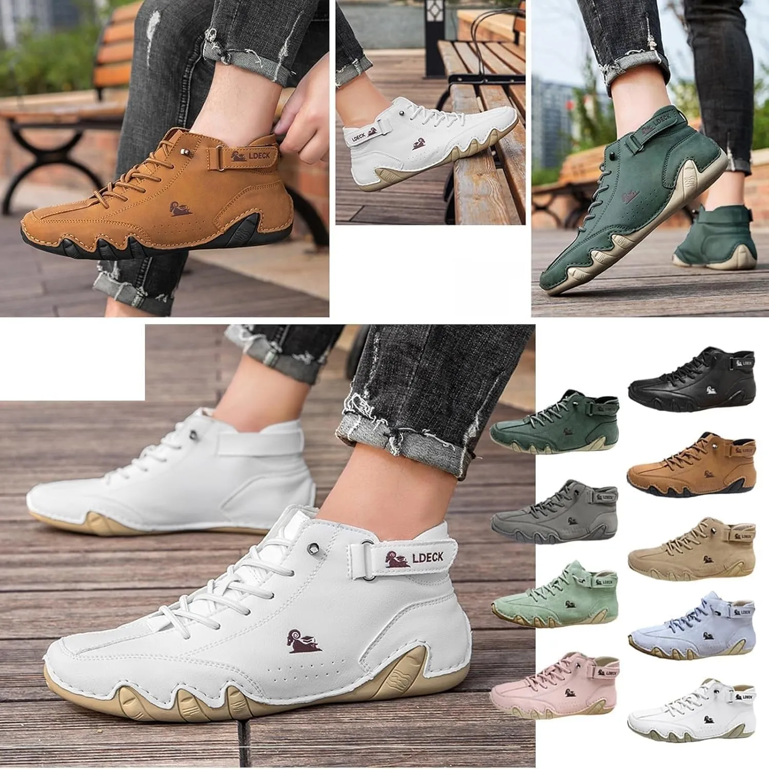 Vogldeck Waterproof Orthopedic Walking Shoes – Arch Support Sneakers for Men & Women, Non-Slip Outdoor Hiking Shoes, Breathable Lightweight Footwear for Daily Wear
