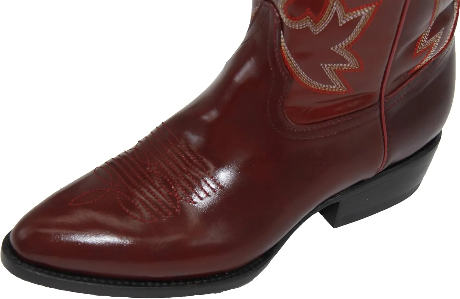 Western Shops Mens Genuine Leather Chameleon Design Western Cowboy Boot