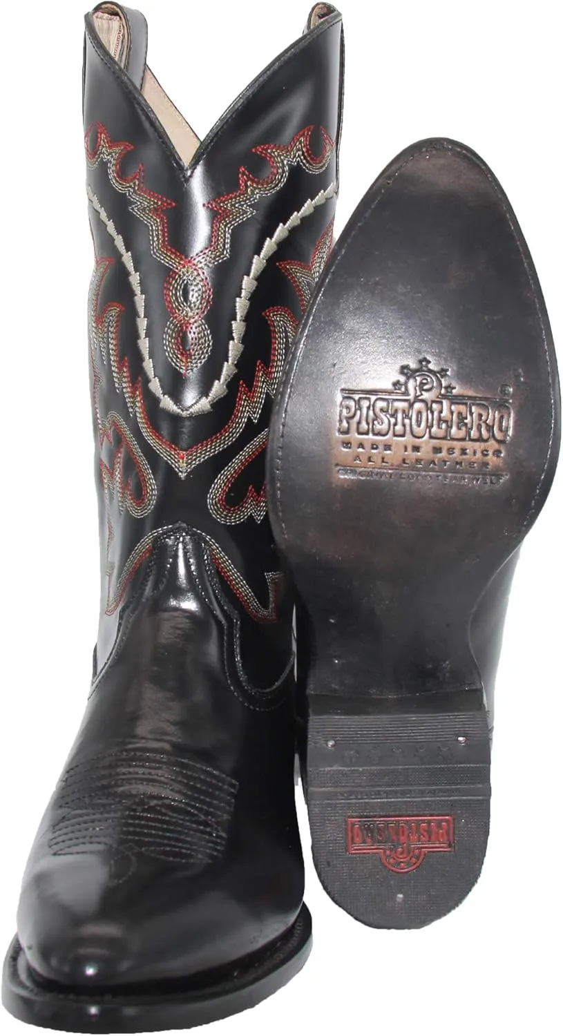 Western Shops Mens Genuine Leather Chameleon Design Western Cowboy Boot