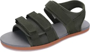 WHITIN Women’s Hiking Sandals Blackbrown Size 11   Men's Barefoot Sandals Olive Green Size 8