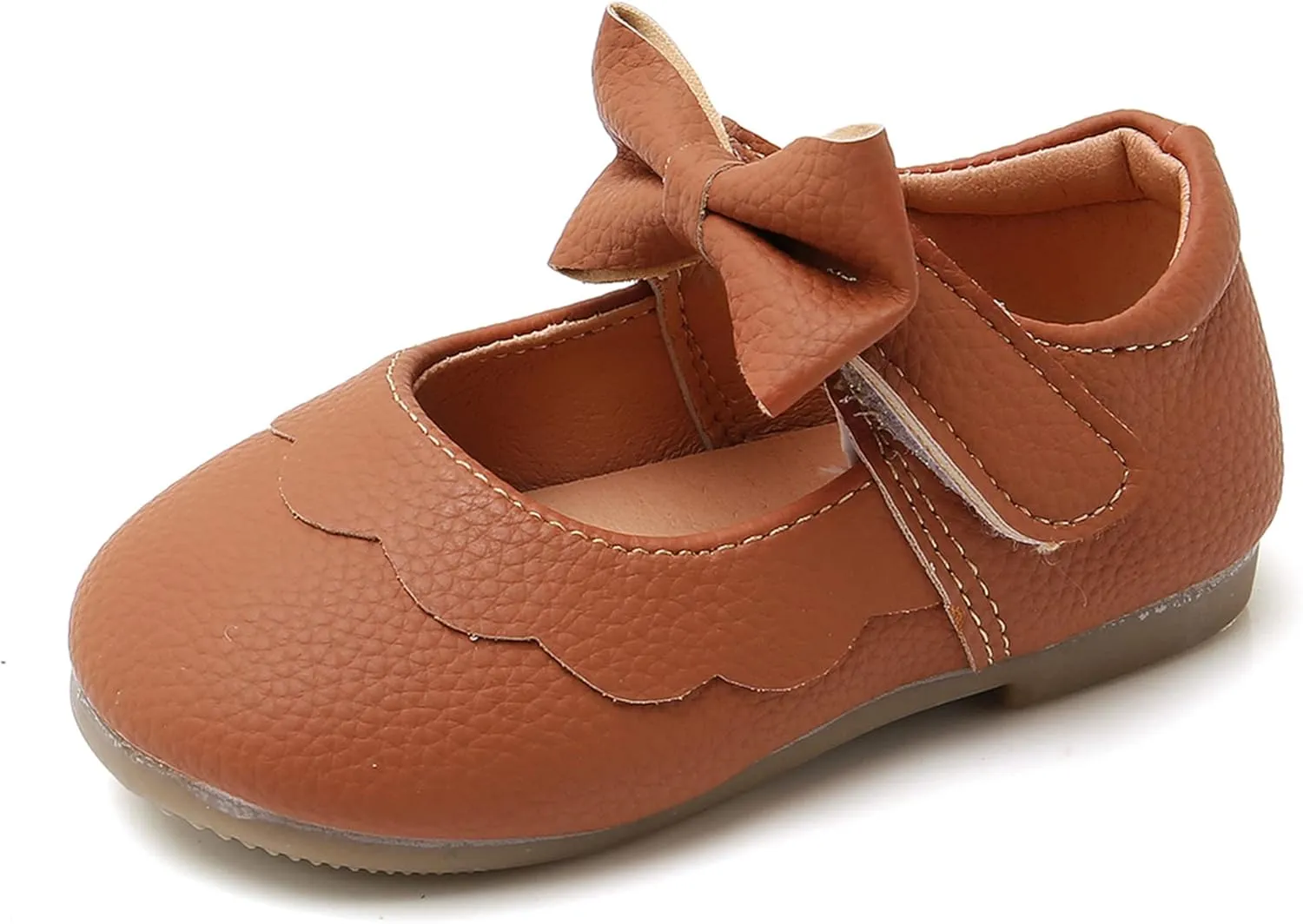 WILLFUN Toddler Little Girls Mary Jane Flats Bowknot Princess Dress Ballet Shoes Non-Slip Soft Sole School Party Girl’s Shoes