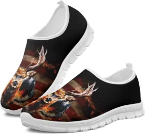 Women Slip On Sneakers Trendy Casual Shoes Womens Non Slip Walking Shoes