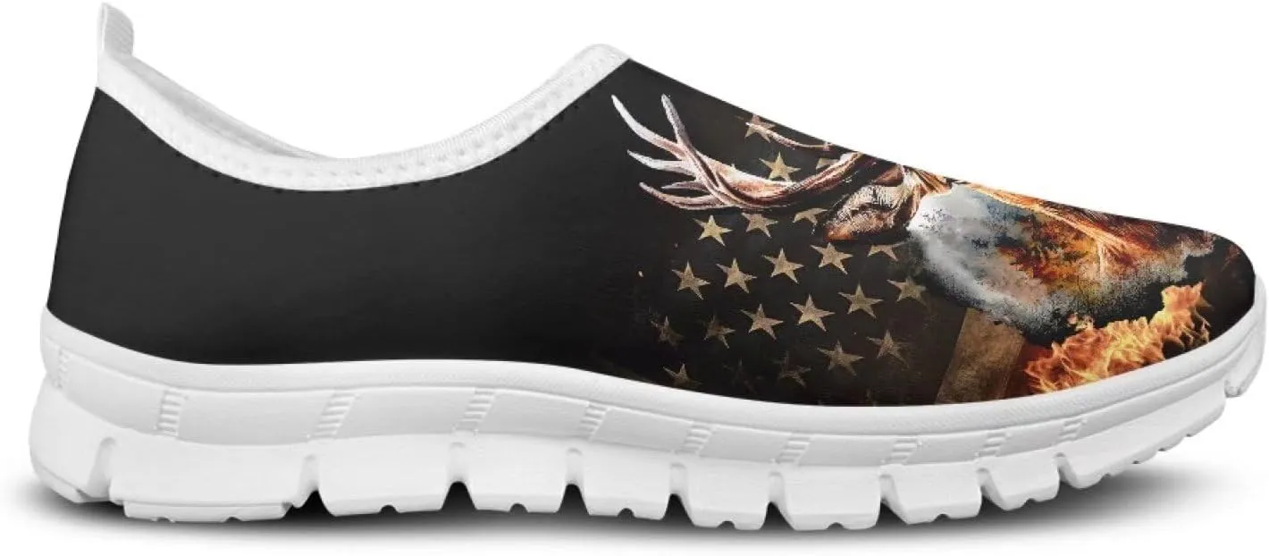 Women Slip On Sneakers Trendy Casual Shoes Womens Non Slip Walking Shoes