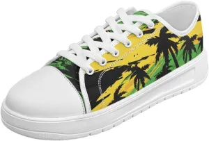 Womens Canvas Sneakers Lightweight Lace Up Fashion Comfortable Canvas Shoes Low Top Slip On Casual Tennis Walking Footwear
