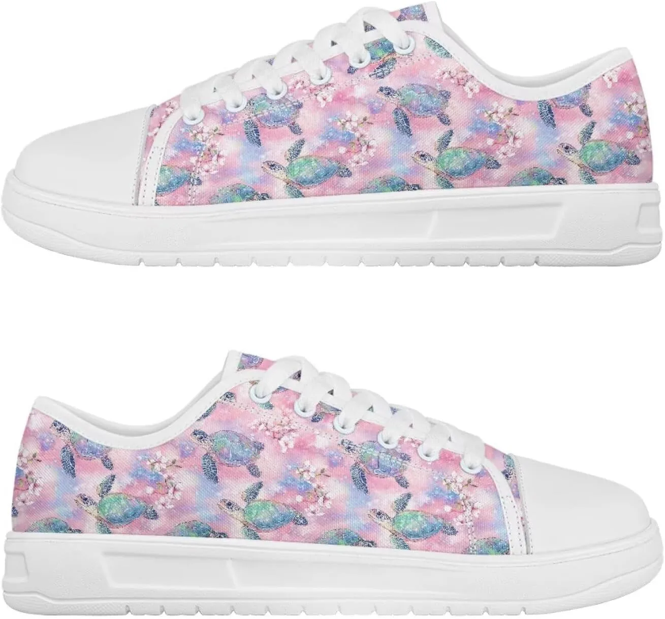 Womens Canvas Sneakers Lightweight Lace Up Fashion Comfortable Canvas Shoes Low Top Slip On Casual Tennis Walking Footwear