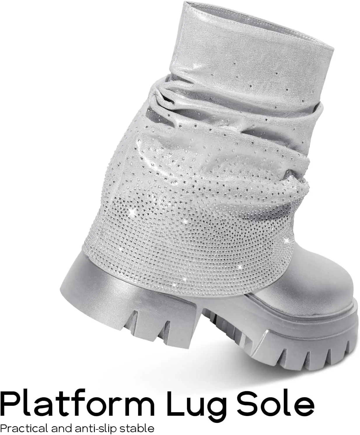 Women's Combat Boot Zebra Platform Ankle Adjustable Lace-Up Vamp Inside Zipper Fashion Party Boots
