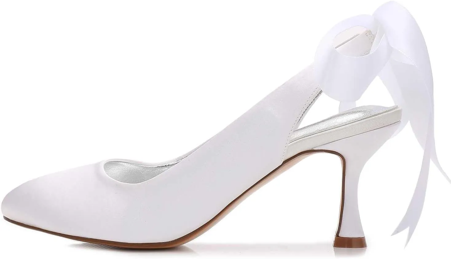 Women's Mary Jane Low Kitten Heel Pumps Closed Toe Slip On Dress Office Work Bridal Wedding Party Shoes