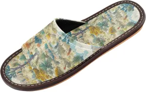 Yuiboo Desert Green Trees Men Women Fashion Slippers Portable Slides Sandals for Beach Travel Bedroom