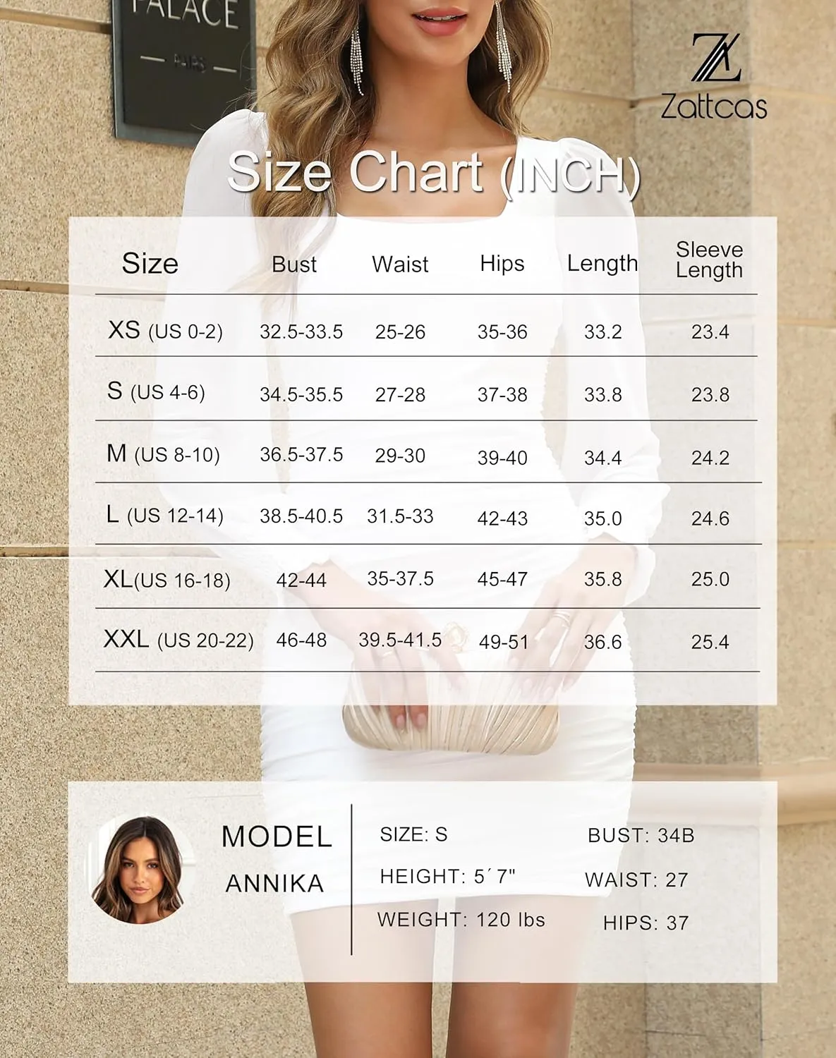 Zattcas Women's 2025 Spring Summer Mesh Long Sleeve Square Neck Ruched Wedding Guest Cocktail Party Club Bodycon Mini Dress